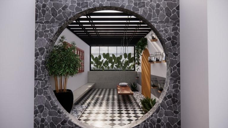 PS Villa — residential interior in Kanchipuram by Arch Decode